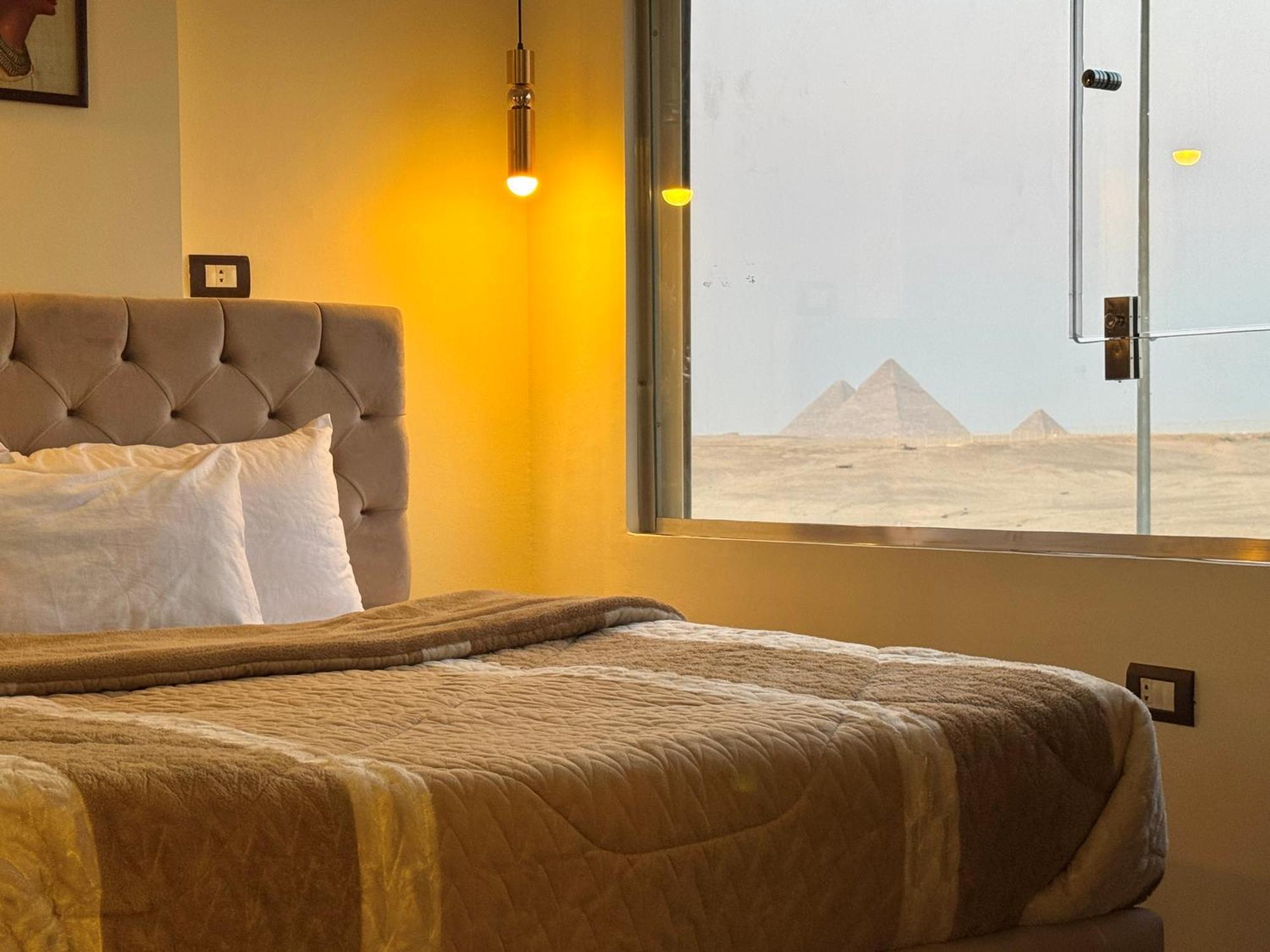 White Pyramids Inn Nazlet el Simman Bagian luar foto